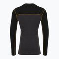 Férfi thermo hosszú ujjú póló Smartwool Classic Thermal Merino Base Layer Colorblock Crew Boxed charcoal/honey gold 5