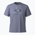 Férfi túrapóló Smartwool Alpine A-Frame Graphic Tee Nightfall Blue