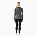 Női Smartwool Merino 250 Baselayer hosszú ujjú termikus póló, fekete dekoratív virágmintás, dobozos kivitelben 2