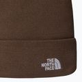 The North Face Norm Beanie téli sapka, füstös barna 2