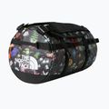 The North Face Base Camp Duffel S utazótáska 50 l fekete alpine floral