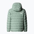 Gyerek The North Face Reversible Perrito kapucnis pehelydzseki, slate moss 7