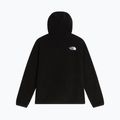 Gyerek polár pulóver The North Face Teen Glacier Full Zip Hoodie tnf black 2