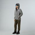 Gyerek polárpulóver The North Face Teen Glacier Full Zip Hoodie mid grey heather 4