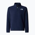 Gyermek polár pulóver The North Face Teen Glacier 1/4 Zip summit navy