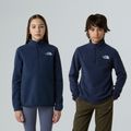 Gyermek polár pulóver The North Face Teen Glacier 1/4 Zip summit navy 3