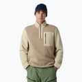 Férfi The North Face Yumiori 1/4 Zip pulóver gombaszürke/gravel/mokabarna