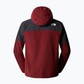 Férfi pulóver The North Face Glacier Heavyweight Full Zip HD sumac/asphalt grey 6