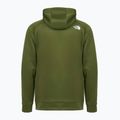 Férfi pulóver The North Face Reaxion Fleece Full Zip Hoodie erdőzöld/fekete 2