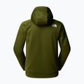 Férfi pulóver The North Face Reaxion Fleece Full Zip Hoodie erdőzöld/fekete 2