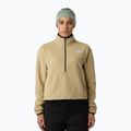 Női pulóver The North Face Glacier Fleece 1/2 Zip Short khaki kő