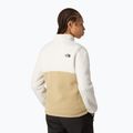 Női gyapjú pulóver The North Face Yumiori Full Zip khaki kő/fehér dűne 3