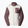 Női gyapjú pulóver The North Face Yumiori Full Zip fehér dune/tawny kvarc
