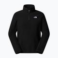 Férfi gyapjú pulóver The North Face Glacier Fleece 1/4 Zip fekete 3