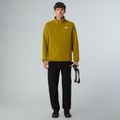 Férfi The North Face Glacier Fleece 1/4 Zip mély dijoni melegítőfelső 2
