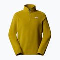 Férfi The North Face Glacier Fleece 1/4 Zip mély dijoni melegítőfelső 4