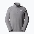 Férfi fleece pulóver The North Face Glacier Fleece 1/4 Zip középszürke szürke szőrzet 4