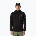 Férfi pulóver The North Face Mountain Athletics Fleece kapucnis 1/4 cipzár fekete