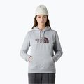 Női The North Face Drew Peak pulóveres kapucnis pulóver lightgreyheather/tawnyquartz