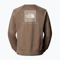 Férfi pulóver The North Face Raglan Box Nse Crew mocha barna/gomba szürke 2