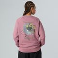 Női pulóver The North Face Connect Relaxed Crew Graphic nostalgia rose 2