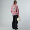 Női pulóver The North Face Connect Relaxed Crew Graphic nostalgia rose 3