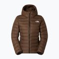 Női pehelypaplan The North Face Down Hooded füstös barna 5