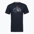 Férfi póló Smartwool Peak Bagger Active SS Graphic Tee navy