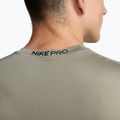 Férfi edzőpóló Nike Pro Dri-Fit ujjatlan felső világos hadsereg/fekete 5