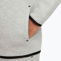 Gyermek Nike Sportswear Tech Fleece Full-Zip pulóver sötétszürke heather/fekete/fekete/fekete 7