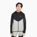 Gyerek pulóver Nike Sportswear Tech Fleece Full Zip dark grey heather/black/black/black