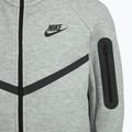 Gyermek Nike Sportswear Tech Fleece Full-Zip pulóver sötétszürke heather/fekete/fekete/fekete 11