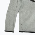 Gyermek Nike Sportswear Tech Fleece Full-Zip pulóver sötétszürke heather/fekete/fekete/fekete 13