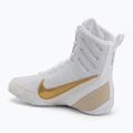 Nike Machomai 3 fehér/metál arany bokszcipő 3