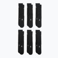 Zokni  Jordan Everyday Cushioned Crew 6 pairs black/white 2