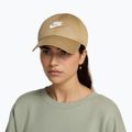 Baseballsapka Nike Club Unstructured Futura Wash parachute beige/white