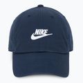 Nike Club Unstructured Futura Wash obszidián/fehér baseball sapka 2