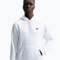 Férfi pulóver Nike Club Pullover Hoodie white/white/black 3