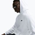 Férfi pulóver Nike Club Pullover Hoodie white/white/black 4