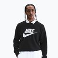 Férfi pulóver Nike Sportswear Club Graphic Fleece Crew black/white
