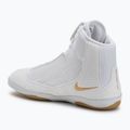 Nike Inflict 4 birkózócipő fehér/metálarany/fotópor/fekete 3