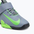 Nike Savaleos hamuszürke pala/zöld sztrájk/antracit súlyemelő cipő 7