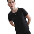 Női edzőpóló Nike One Classic Dri-Fit fekete/fehér 4