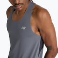 Férfi New Balance Race Day Tank grafit futó tank felső 4