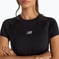 Női New Balance Seasonal Jacquard fekete póló 4