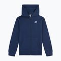 Gyerek pulóver New Balance French Terry Small Logo Full Zip Hoodie nb navy 6