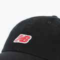 New Balance 6 Panel Patch Logo sapka fekete 3