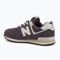 New Balance 574's V1 sötét jég bor cipők 3