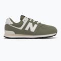 New Balance 574 V1 sötét olajbogyó cipője 2