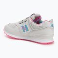 New Balance 574's V1 szürke anyag gyermek cipő 3